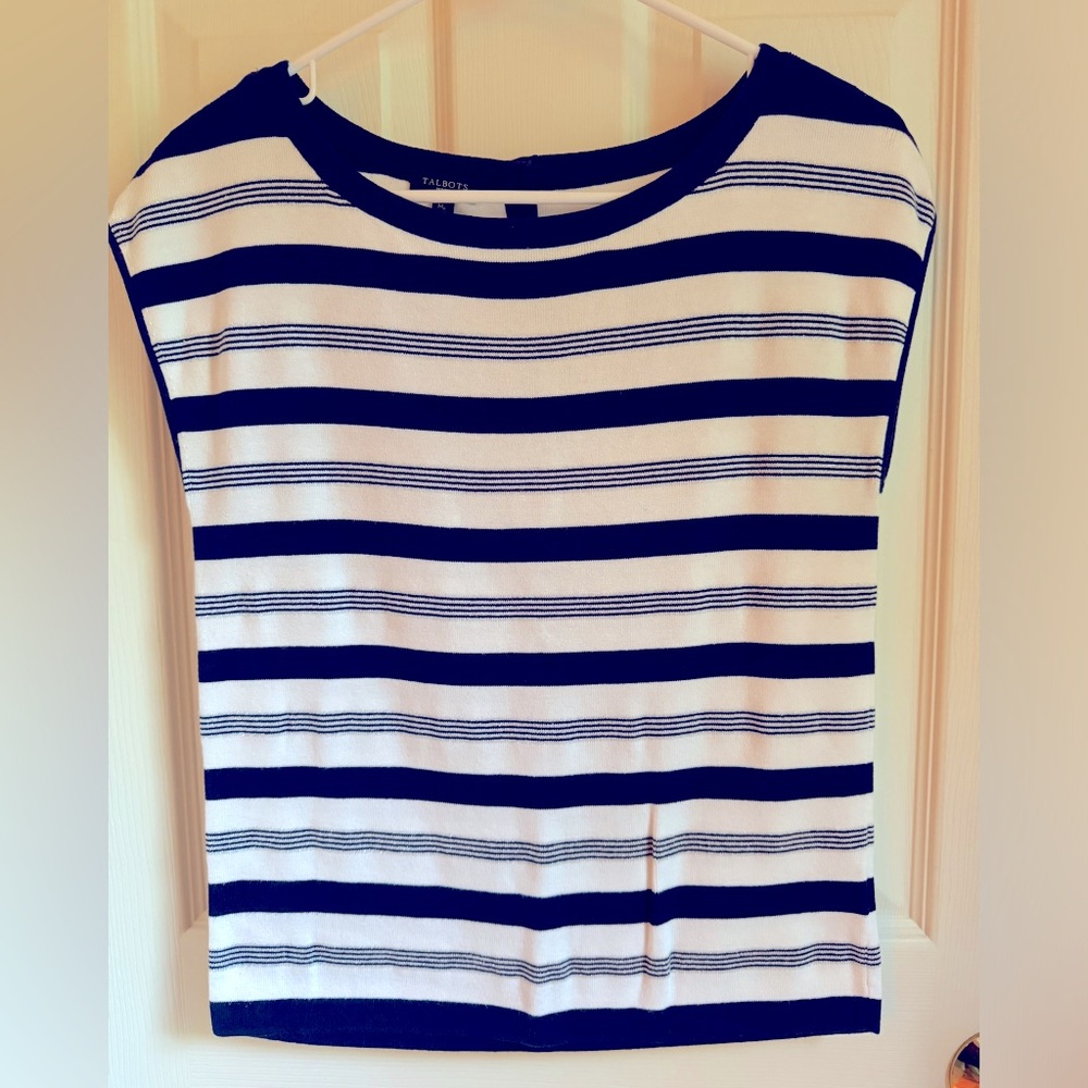 Talbots cap sleeve sweater